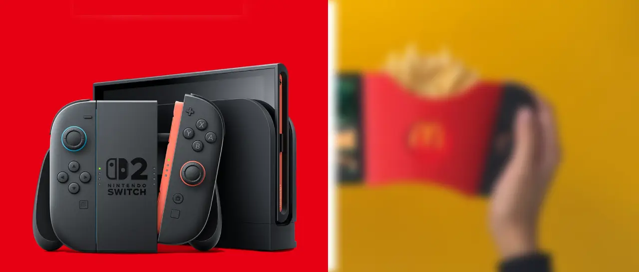 Crean Joy Con Grip de McDonald´s para Switch 2