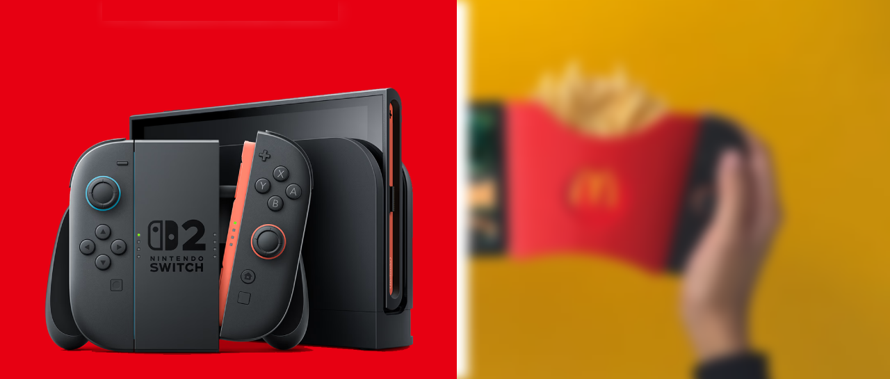 Crean Joy-Con Grip de McDonald´s para Switch 2