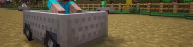 Primer tráiler de Minecraft en Sonic Racing: CrossWorlds