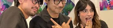 Hideo Kojima y su doble brasileño hacen el meme de Spider-Man