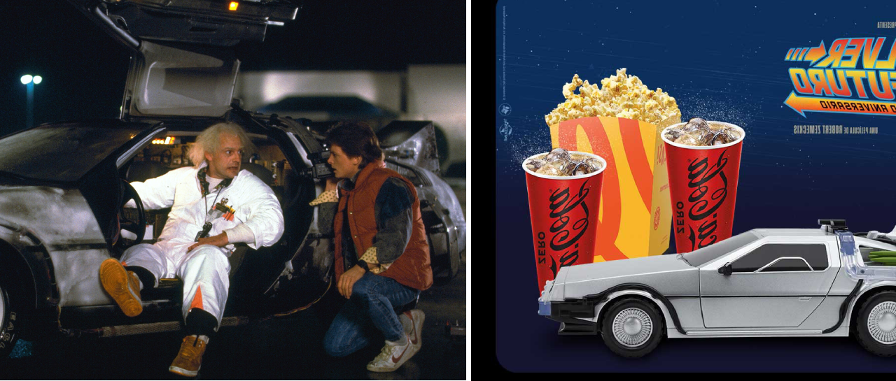 Conoce los coleccionables de Volver al Futuro de los cines de México