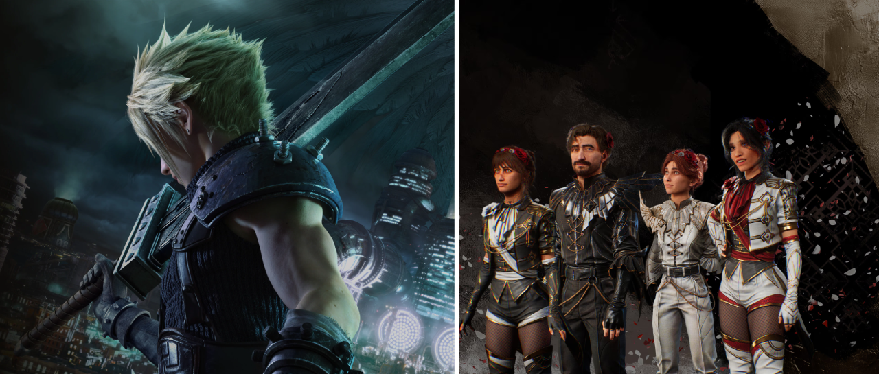 Final Fantasy VII Remake y Clair Obscur Expedition 33 lanzan arte colaborativo