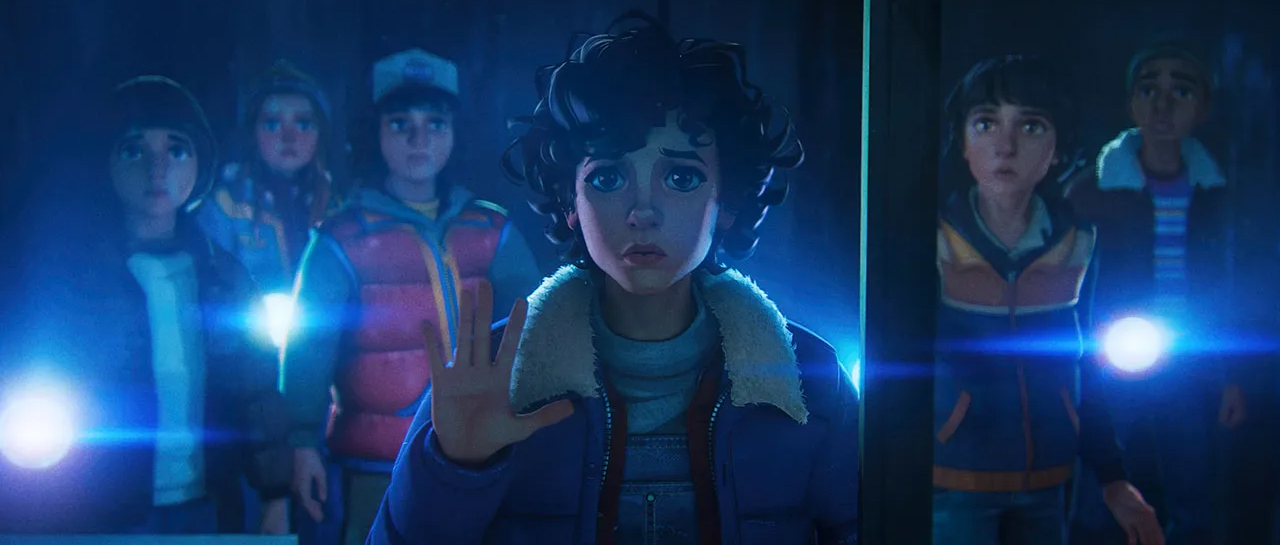 Primer tráiler del spin-off animado de Stranger Things