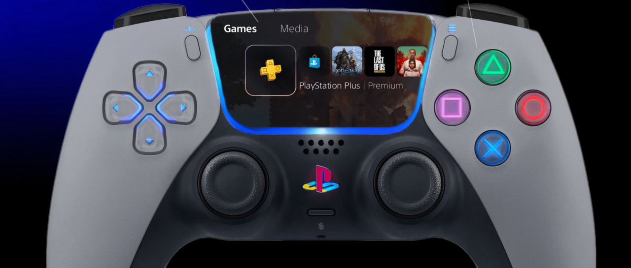 Sony patenta pantalla con control para PlayStation
