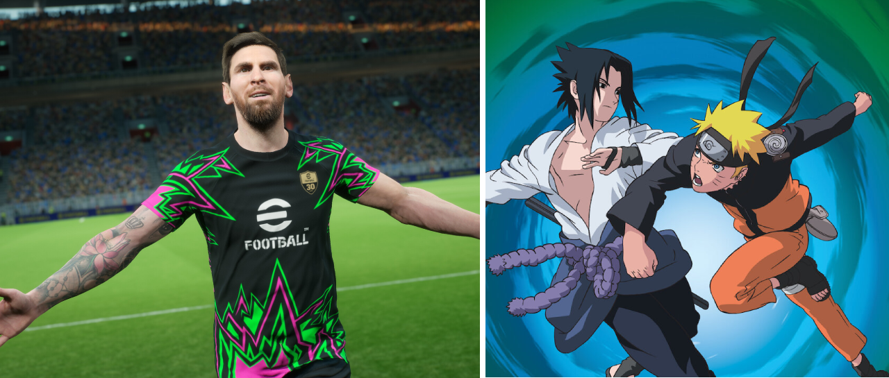 Konami anuncia colaboraci&oacute;n de Naruto Shippuden con eFootball