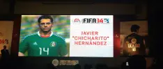 Chicharito en la portada de FIFA 14
