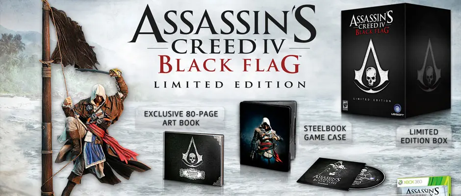 Assassin's Creed IV: Black Flag - Special Edition - Xbox 360 - Bon état, Testé Et Fonctionnel