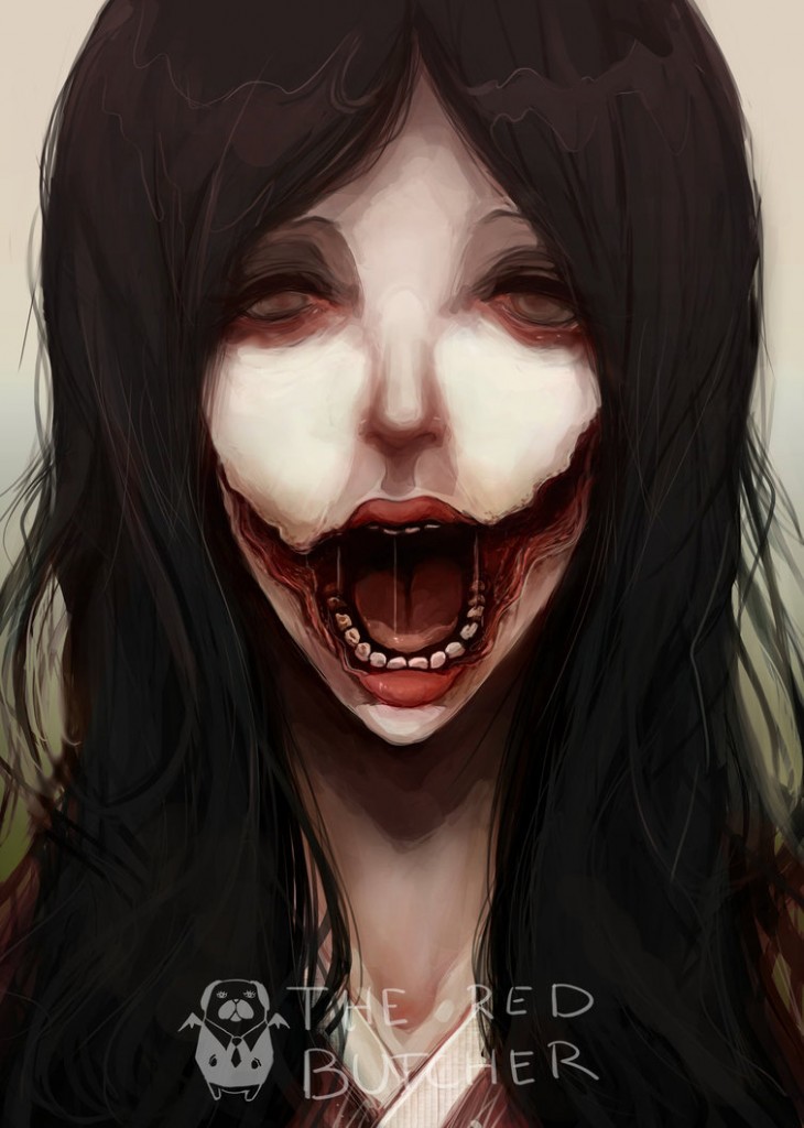 Kuchisake-onna-art