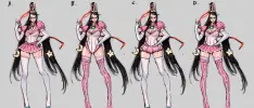 Así fueron los diseños para los trajes de Nintendo en Bayonetta 2