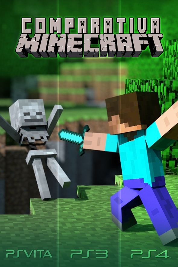 COMPARATIVA: MINECRAFT [PS4 VS. PS3 VS. PS VITA]