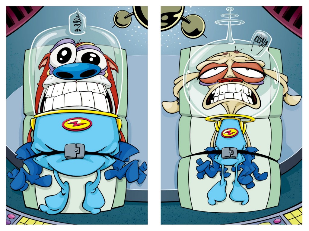 Ren and Stimpy space
