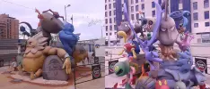 Contempla los monumentos de Zelda y Pokémon que serán quemados en Valencia
