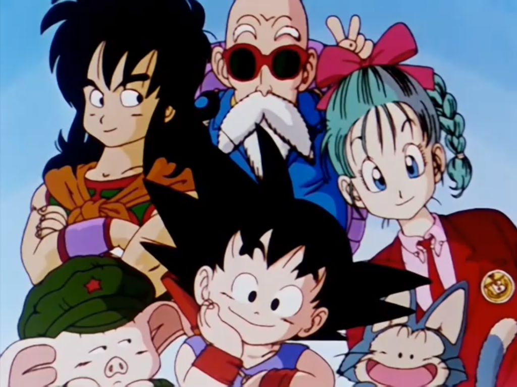 goku-yamcha-bulma-oolong-puar-maestro-roshi
