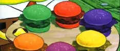 Las Colorburgers son una realidad... en Japón