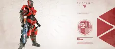 Admira esta bellísima figura de colección de un Titan de Destiny