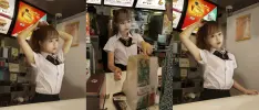 Contempla la belleza de la diosa de McDonald's que está cautivando a Taiwan