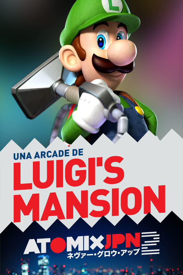 ¡¿UNA ARCADE DE LUIGI'S MANSION? #ATOMIXJPN2