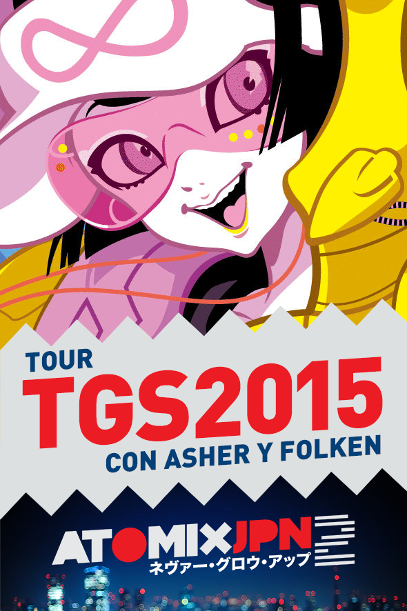 UN TOUR POR TGS 2015 CON ASHER Y FOLKENSIO #ATOMIXJPN2