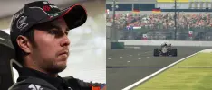 Checo Pérez evalúa la pista del autódromo Hnos. Rodríguez en F1 2015