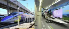 El tren de Evangelion es lo más cercano que estarás de subirte a un EVA