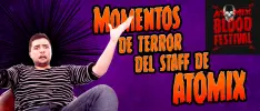 Momentos de terror del staff de atomix