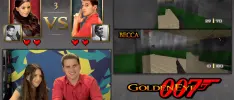 ¿Online? Chav@s, en nuestros días jugabamos GoldenEye 64 en splitscreen