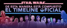 De esta manera está compuesto el timeline oficial de Star Wars