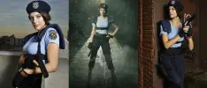 ¡Jillception! Modelo de Jill Valentine hace cosplay... de Jill Valentine