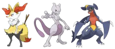 Braixen, Mewtwo y Garchomp serán peleadores en Pokkén Tournament