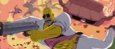 El nuevo gag del sillón de Los Simpsons es ochentero e increíble