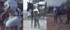 Hasta Geralt de Rivia caería a los pies de este cosplay de Ciri