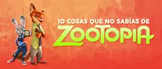 10 cosas que no sabías de Zootopia