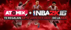 Atomix y NBA 2K16 te regalan artículos oficiales de la NBA