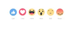 Exprésate poniendo emojis en lugar de ‘Me Gusta’ en Facebook