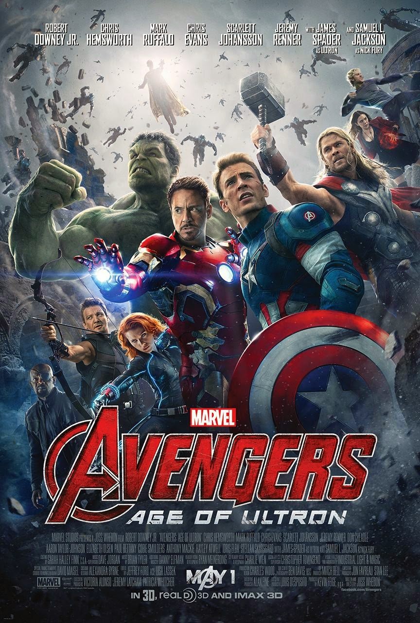 Marvel's Avengers Age of Ultron Final Theatrical One Sheet Movie Poster