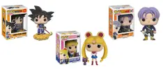 ¡Nuestras carteras! Habrá más Funkos de Dragon Ball y Sailor Moon