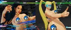 ¡Fuera ropas! Ya desnudaron a Laura y R. Mika en Street Fighter V (NSFW/18+)