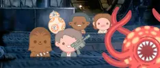 Mira Star Wars: The Force Awakens contada por Emojis