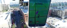 Ya ni el aire se salva de la fiebre de Pokémon Go, usan drone para jugarlo