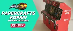 Celebra el lanzamiento de KOF XIV con estos geniales papercrafts