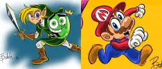 ¿Y si los personajes de Nintendo aparecieran en Los Padrinos Mágicos?