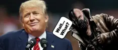 ¿Trump le robó a Bane su primer discurso como presidente?