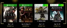 Éstos serán los juegos gratuitos de Games with Gold en abril
