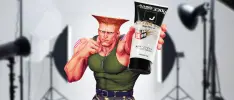 Guile encontró su verdadera profesión: ¡Anunciante de gel para el cabello!