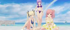 Las chicas de Dead or Alive llegaron a Senran Kagura: Peach Beach Splash