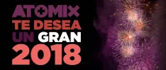 ¡Atomix te desea un gran 2018!