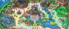 Ghibli revela arte conceptual de su parque de diversiones