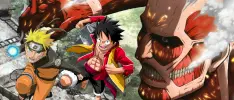 ¿Naruto y Luffy contra el Titán Colosal? Así lo imagina un fan