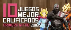 Los 10 juegos mejor calificados de la primera mitad de 2018
