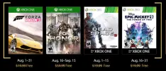 Revelados los juegos gratuitos de Games with Gold de agosto